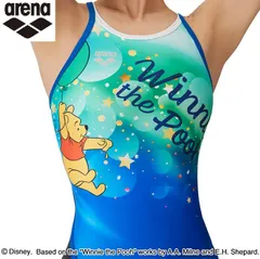 arena  アリーナ　AS4FWM55W　DISNEY プーさん　タフスーツ 　練習用水着　レディース　水泳　競泳　　ディズニー　トレーニングワンピース