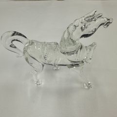 ガラスホース　ガラス馬　馬オブジェ　ガラス置物　ガラス　置物