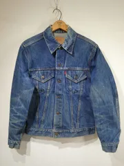 鬼ハチノス 70s ビンテージ Levi's リーバイス 70505 0217 布ケアタグ ブランクタブ デニム ジャケット Gジャン 42位 60s BIG ビッグ E 66シングル ヒゲ