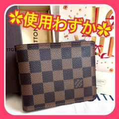 【使用わずか】ルイヴィトン ダミエ エベヌ ポルトフォイユ・フロリン 折り財布 LOUIS VUITTON