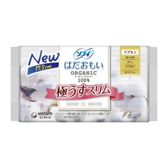  ソフィ はだおもい オーガニックコットン 極うすスリム 175 羽なし 生理用(30枚入) のサムネイル