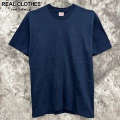 Supreme/シュプリーム 無地 半袖Tシャツ/ネイビー/L