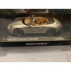 Porsche 911 Carrera Cabriolet 2012 色：silver メーカー：ミニチャンプス 新品未使用 1/43ミニカー