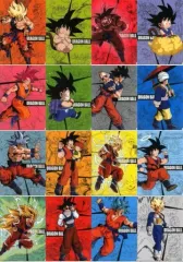 【中古】クリアファイル 全8種セット 描き下ろしクリアA4ファイル～孫悟空ヒストリー～(2枚セット) 「一番くじ ドラゴンボール 超戦士バトル列伝Z」 K賞