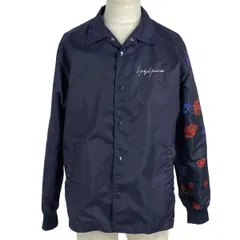 ヨウジヤマモト Yohji Yamamoto スカルローズプリント ジャケット ニューエラ HW-Y30-600 アウター ナイロンジャケット ネイビー レッド メンズ 【中古】のサムネイル