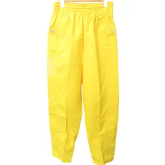 デサント DESCENTE 美品 ヴィンテージ イージーナイロンパンツ リップストップ イエロー 黄色  約Lサイズ DWT-513 1213のサムネイル
