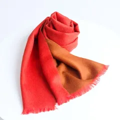 【新品・未開封】カシミヤ100％ リバーシブルマフラー