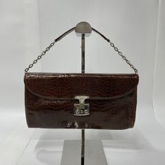 ★-31 Say FRANCIS WINTER CO.LTD ハンドバッグ クラッチ セカンドバッグ レザー 留め口金具 レディース バッグ