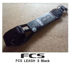 FCS ALL ROUND Leash 8ft　Black