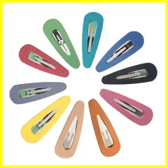 【在庫処分】カラーピン ヘアクリップ アレンジピン パッチン留め ヘアピン パッチン 髪留めJP155 前髪 少女 (C-7CM 10個 7cm 6cm 10本) パッチンピン shefun