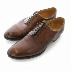バーニーズニューヨーク BARNEYS NEW YORK LIDFORT ビジネスシューズ フォーマル 7 25cm 茶 ブラウン ■SM3 /EEのサムネイル