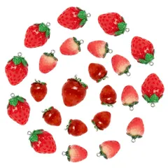 マカロン×strawberry♡ピアス　1830緑のリボンそのままがいいです♡