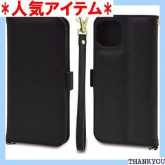 ラスタバナナ iPhone13 mini 専用 ケース カバー 手帳型 カード入れ おしゃれ スタンド機能 シンプル 大人 レディース メンズ ハンドストラップ付き ブラック アイフォン13 ミニ スマホケース 6305IP154BO 788