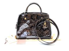 LOUIS VUITTON ヴェルニ モンテーニュBB ショルダーバッグ　アマラント　M50403