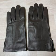本革】Givenchy レディース レザーグローブ ブラックブラウン 革手袋
