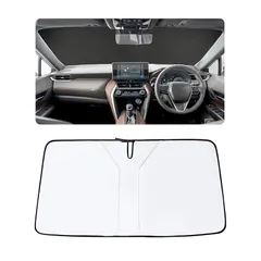 サムコス 車用サンシェード カーサンシェード フロントサンシェード ホンダ 新型 トヨタ 80系 ヴォクシー ノア 90系 フロントガラス 日除け シェードカーテン UVカット 日焼け防止 断熱 遮光フロントシェード 紫外線対策 劣化防止 車中泊 日よけ  0