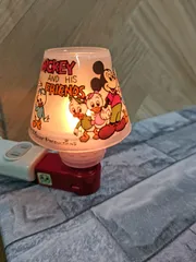 ☆点灯確認済み☆激レア ディズニーランプ ニチテン オールドディズニー ミッキー ミニー プルート ドナルド