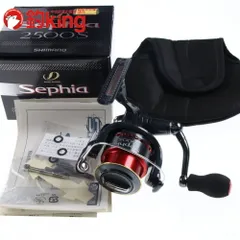 シマノ 06 セフィア 2500S 左巻 日本製 JAPAN SHIMANO シマノ 06セフィア2500SDH ブリーデン カスタムハンドル装着品