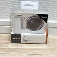 ソニー SONY 純正 α5000専用 ボディケース カメラケース カメラアクセサリー ホワイト LCS-EBB ML-240204-06-OM