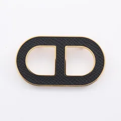 エルメス ブローチバッジ シェーヌダンクル エトゥープ　新品未使用 エルメス Hermes HERMES ブローチ シェーヌダンクル H500262FK