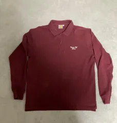 L Carhartt WIP Carhartt(カーハート) バーガンディー ポロTシャツ