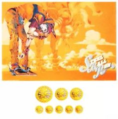 [중고] 데스크 매트 F 조니 & 자이로 (오렌지) 비주얼 데스크 매트 & 스티커 [이치 반 쿠지 조조의 기묘한 모험 Part7 스틸 볼 런] I상