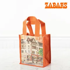 Zabar's Canvas Tote Storefront (Small)　 ゼイバーズ オリジナル キャンバス トートバッグ スモール【b11016g】