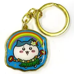 【中古】キーホルダー ハチワレ ダイカットキーホルダー ハワイアン 「ちいかわ なんか小さくてかわいいやつ」 福島限定