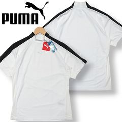 新品 PUMA GOLF プーマ ゴルフ 接触冷感 ICELIVE PF ストレッチ ラインテック カットモック 半袖 シャツ ホワイト acc