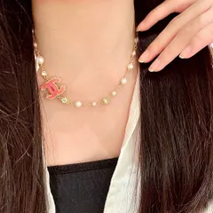 【今日特価】CHANEL ヴィンテージ アルファベットネックレス-MM輸入