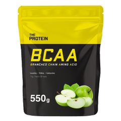 武内製薬 THE PROTEIN BCAA 550g グリーンアップル風味 ザプロ 約50回分 アミノ酸 クエン酸 必須アミノ酸 栄養 ビタミン 筋トレ 女性 男性 兼用 りんご 青りんご 林檎
