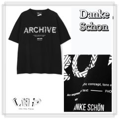LHP DankeSchon×A4A/ブラック ダンケシェーン×エーフォーエー/ARCHIVE SMOOTH S/S TEE