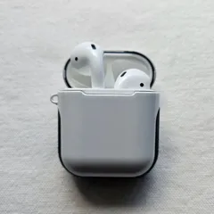AirPods 1 / 2 第一世代・第2世代用 ケース カバー ホワイト 光沢あり おしゃれ