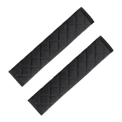 【迅速発送】ALLVD シートベルトカバー（2個セット/黒） シートベルトパッド 車用品 取り付け簡単 柔らかくて快適、肩と首を保護します 肩当てパッド 衝撃軽減 子供大人ども適用