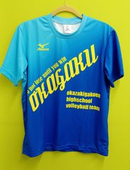 【まとめ買い割引あり】MIZUNO   　ミズノ　Tシャツ　ブルー　スポーツウエア