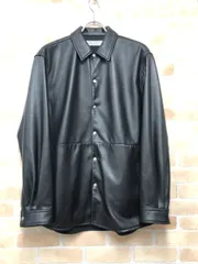 【中古】 UNIVERSAL PRODUCTS ユニバーサルプロダクツ LEATHER SHIRT JACKET 251-60407 ブラック 2 111424725のサムネイル