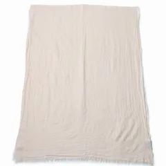 美品☆Loro piana ロロピアーナ フリンジ付き カシミヤ×シルク 大判ショール/ストール ピンク イタリア製 レディース J10-st30323-541のサムネイル