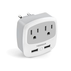 新品 2個USB-Aポート変換コンセント 2個ACコンセント 韓国 韓国 ドイ