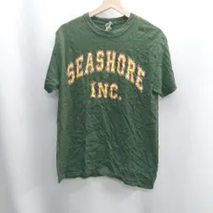 ◇ ⊂Φ GILDAN ギルダン 英字ロゴ 半袖 Tシャツ サイズM グリーン メンズ E  【1410290062746】