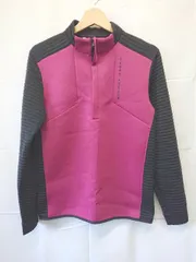 ◇ ⊇ UNDER ARMOUR アンダーアーマー 長袖 UAストームデイトナ1/2ジップ サイズSM ピンク系 ブラック系 メンズ E 【1507100005106】