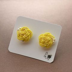 梅結びのイヤリング（大）