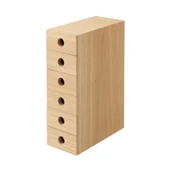 新品未使用【廃盤品】無印良品 木製収納ケース オーク材 ワイド2段 木製収納ケース・引出式・2段・ワイド・オーク材 | 無印良品
