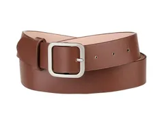 Allegra K 太ベルト 幅広ベルト ワイド ウエストベルト 調節可能 ピンバックル カジュアル おしゃれ レディース ブラウン シルバーバックル 93 cm