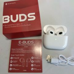 E-BUDS Bluetooth ワイヤレスイヤホン　ホワイト