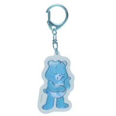 【メール便】ケアベア キーリング ぷっくりったいキーホルダー ベッドタイムベア CareBears ケイカンパニー プレゼント キャラクター グッズ 