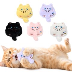 新品 （SixMeow）猫おもちゃ、かわいい猫おもちゃ、猫遊び 噛むおもちゃ、猫人気おもちゃ、 一人遊び歯垢除去 、運動不足解消ストレス解消、耐久性 無害（混色5個）