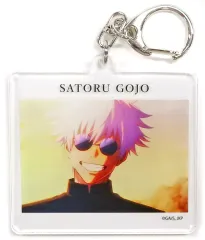 【中古】キーホルダー 五条悟(夕方) 「MAPPA × TSUTAYA 呪術廻戦 懐玉・玉折 アクリルキーホルダー」