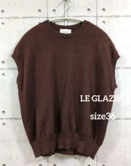 LE GLAZIK ラミー混ノースリーブニットトップスニットのサムネイル