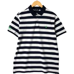 古着 ラルフローレン Ralph Lauren POLO GOLF ポロゴルフ 半袖 ボーダー ポロシャツ メンズL相当/eaa546025
