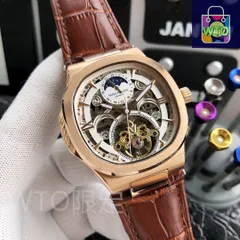 【今日特価】Patek Philippe パテック・フィリップ ネオプテラシリーズ スケルトン機械ムーブメント搭載-WTO輸入2